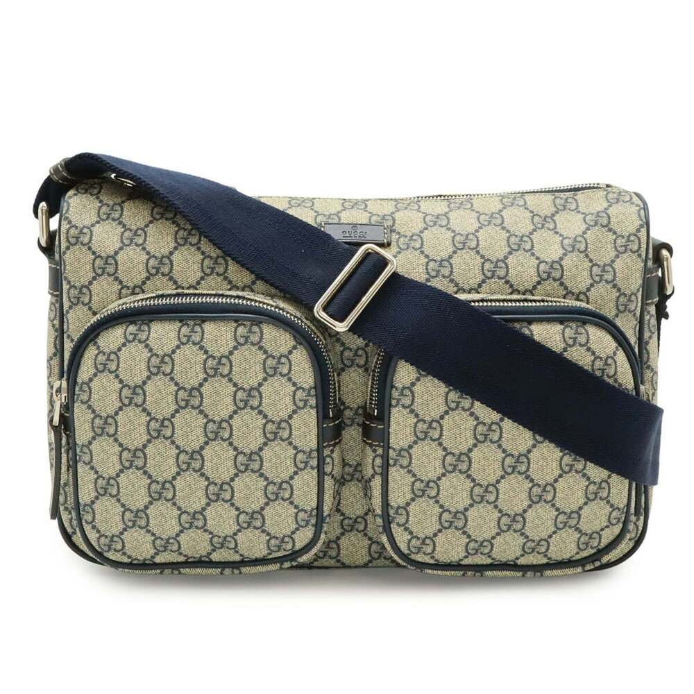GUCCI Authentic Cream Leather Shoulder Bag - Picture 2 of 10